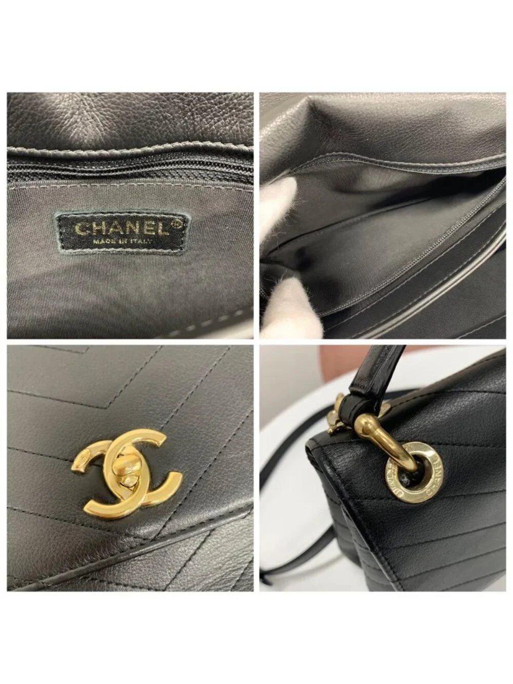 Chanel CC Logo Chain 2-Way Shoulder Bag